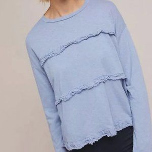 Anthropologie Sundry Tiered Long-Sleeved Top
